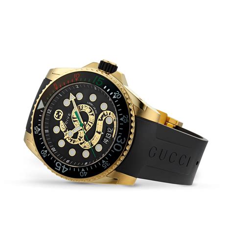 gucci dive xl men's watch|gucci watch with snake.